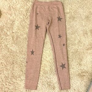 Sundry sweatpant leggings with stars. Size 0